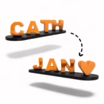 Magic Name Stand With Heart For Couples - Image 2