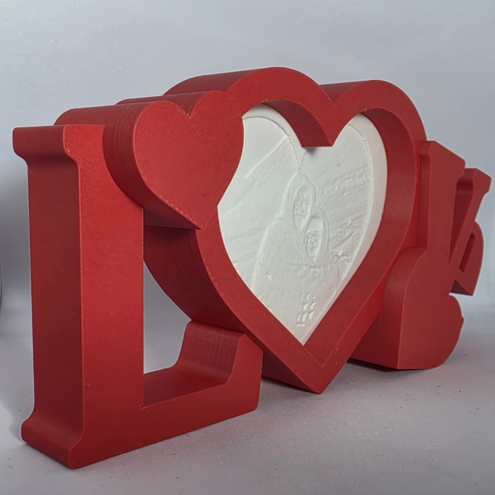 Personalised LOVE Photo Lithophane – Candle & Window Display Keepsake - Image 3